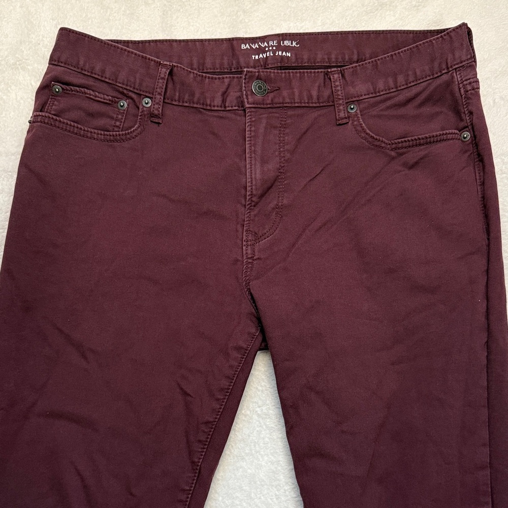 Banana Republic Travel Jean Burgundy
